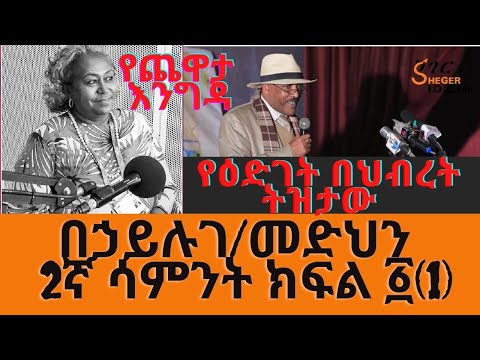 Sheger FM Yechewata Engida በኃይሉ ገ/መድህን Behailu Gebremdhin Interview With Meaza Birru Week 2 Part 1