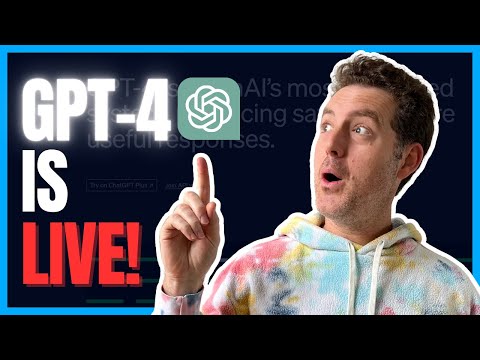 GPT-4 just released! ChatGPT4 full tests. Is this AGI?