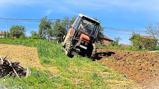 Zetor 6245 - Oranje u strani, njiva NEZGOD(N)A | Vogel &amp; Noot HF L800