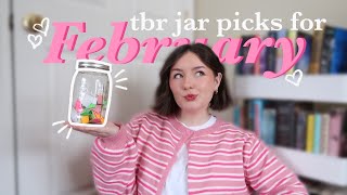 TBR prompt jar chooses my FEBRUARY reads 🩷📕 *my February tbr*