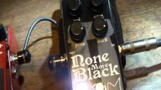 Video thumbnail for Menatone "None More Black" Distortion Pedal Demo w/Les Paul. by KissFanSite