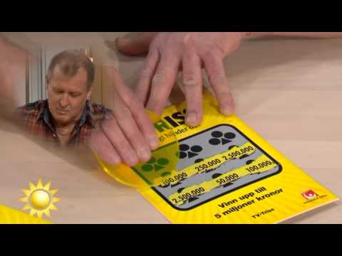 Triss: Thomas skrapar triss och vill resa för pengarna - Nyhetsmorgon (TV4)