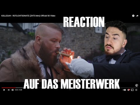 KOLLEGAH - ROTLICHTSONATE (ZHT5 Intro) REACTION I Ein lyrisches Meisterwerk