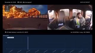 UPS Flight 2976 - Louisville Kentucky - Disturbing Video Shows The MD11 Crash In Front Of Semi