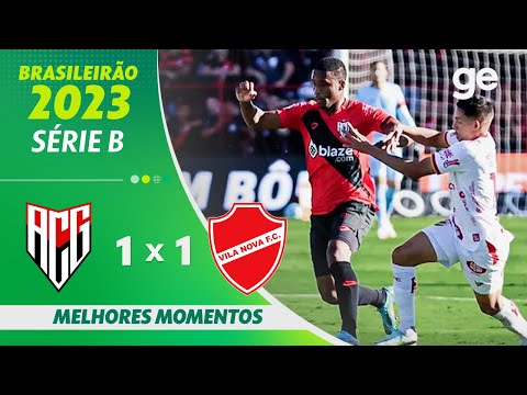 Gols e lances de Atlético-GO x Vila Nova-GO