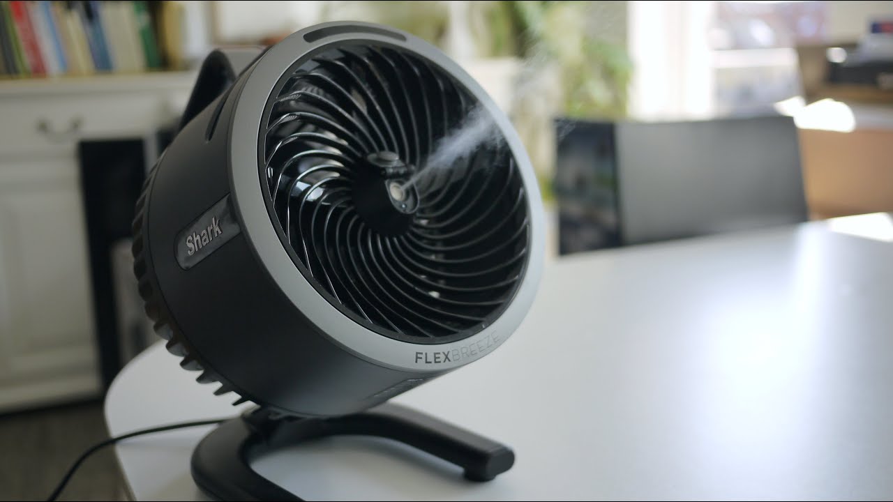 Genial ventilator - Shark Flexbreeze HydroGo - YouTube