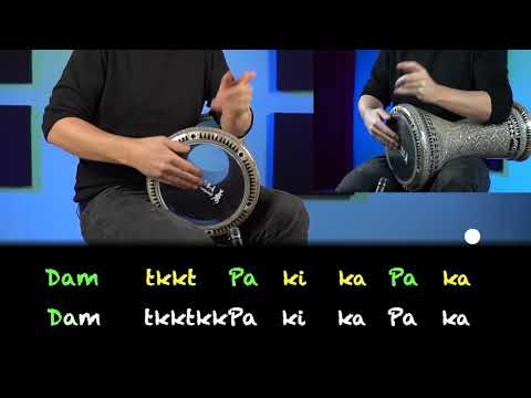 Darbuka Rhythms - Malfuf Groove Lesson - With Turkish Rolls - from www.Darbukain21Days.com courses