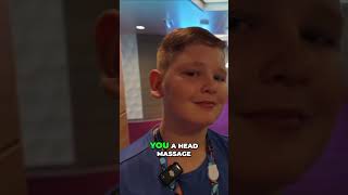 Father-Son Haircuts on a CRUISE SHIP! Quantum of the Seas