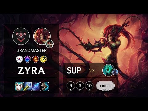 Zyra Support vs Thresh - KR Grandmaster Patch 10.10
