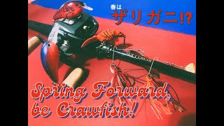 初春のプリバス狙い！春はザリガニで。/Spring forward in Lake Mclntosh?