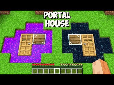 EPIC Apple Craft Showdown: Nether vs End Portal House!