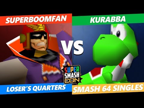 SSC 2019 SSB64 - SuPeRbOoMfAn (Captain Falcon) VS  Kurabba (Yoshi) Smash 64 Loser's Quarterfinals