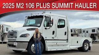 A preview image of the linked video showcasing 2024 Freightliner M2 106 Plus Summit Hauler