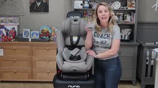 NUNA RAVA NEXT Forward-Facing Installation | Lower Anchors + Tether (Up to 40 lb)