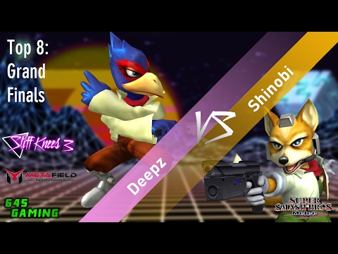 Stiff Knees 3 - Deepz (Falco) vs. Shinobi (Fox) - SSBM - Grand Finals