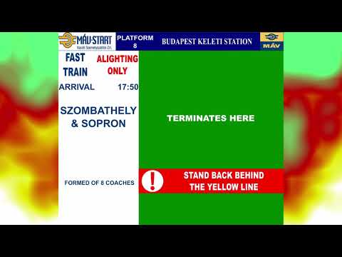 Budapest Keleti, Szalóczy Pál station announcements/hangos utastájékoztatás, 2000-es évek eleje