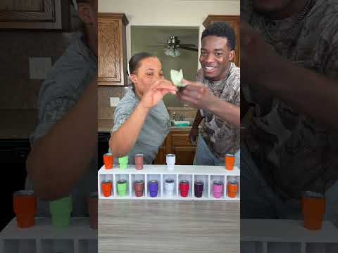 Matching bottle challenge #competition #challenge #funny #game