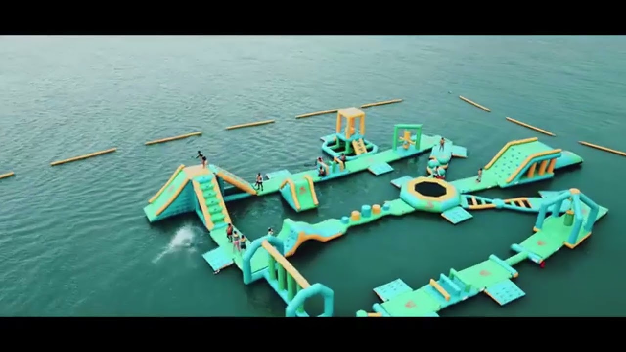 Bouncia Brings 100-person Aquatic Thrills to Mexico! | Water Park Project Made for Summer Fun!