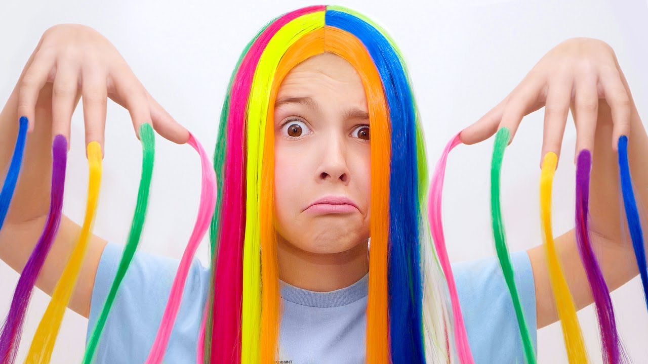 The Rainbow Hair Magic Goes Wrong: Maria and the Mystery Candy Machine