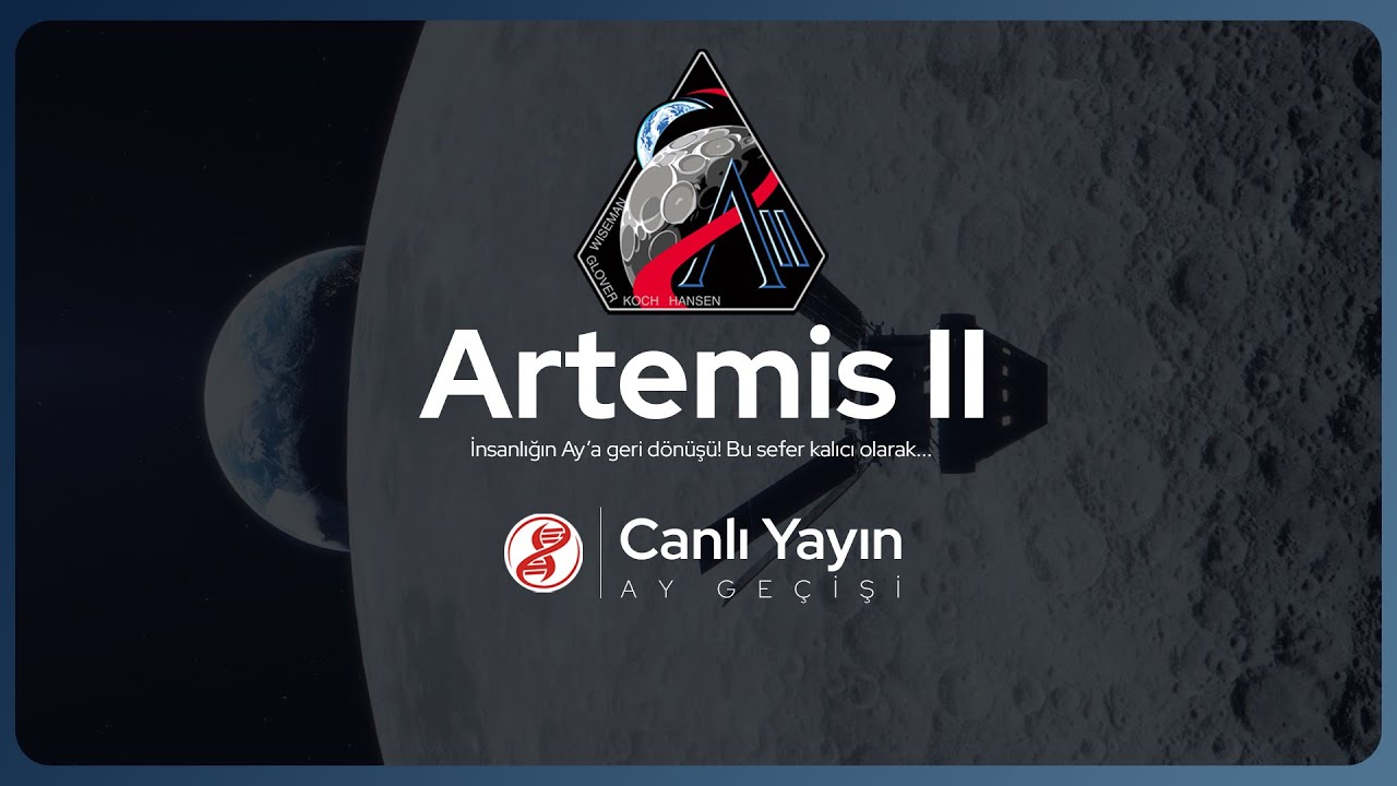 Artemis, Ay'ın Etrafından Dolaşıyor! - CANLI YAYIN 🔴