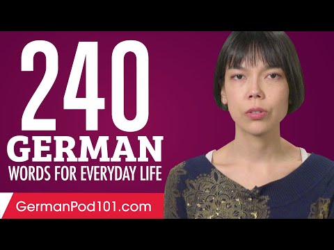 380 German Words for Everyday Life Basic Vocabulary 19