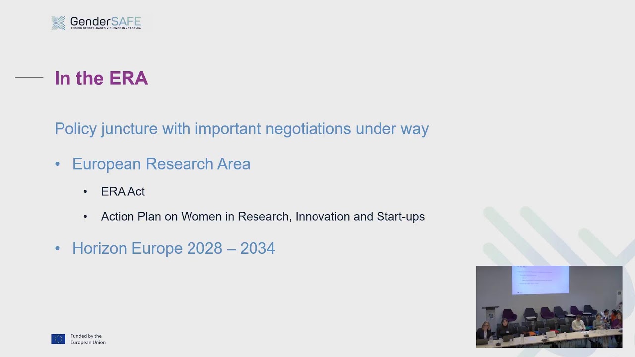 A Safer ERA: strengthening national frameworks against gender-based violence
