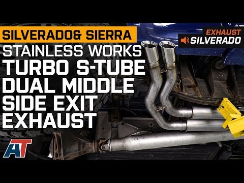 2007-2018 Silverado & Sierra Stainless Turbo Dual Mid Side System 5.3L Exhaust Sound Clip & Install