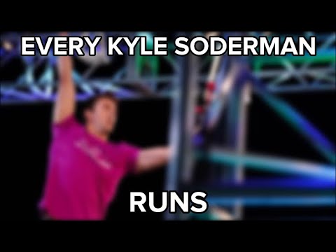 Every Kyle Soderman runs (Ninja Vs Ninja - ANW 14)