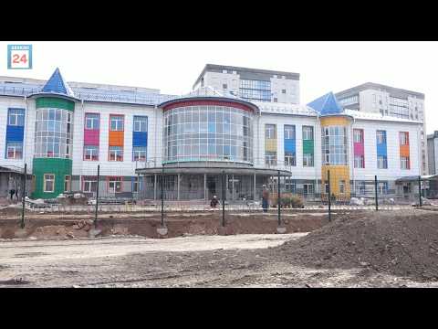 Планировку территории у строящейся в Арбане детской поликлиники ведут коммунальщики столицы Хакасии