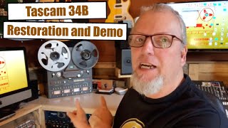 Video thumbnail for Tascam 34B Restoration and Demo - Live From The Tape Farm by The Tape Farm