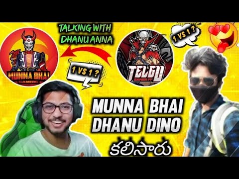 munna bhai talking with dhanu dino!!!! wishing to 1M op!!! must watch!!!!