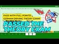 How To Pass The German Driving Theory Exam