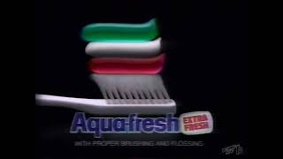 Aqua Fresh Toothpaste Commercial 1990