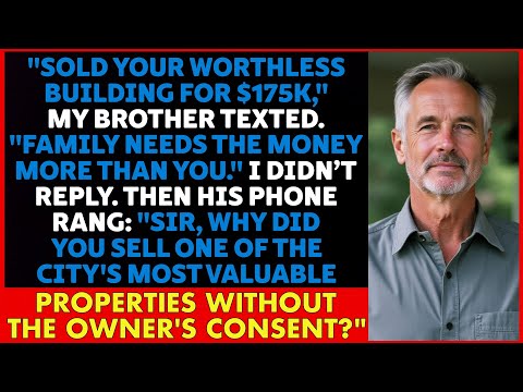 My Brother’s Text: "SOLD That Old Dump for $175K" — He Didn’t Know It’s Worth $7.3 MILLION