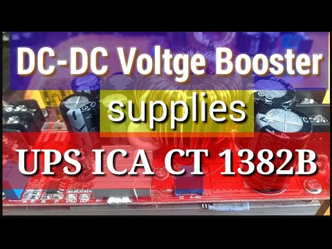 UPS ICA CT 1382B  1000VA dengan Voltage Booster 1200W untuk Listrik Tenaga Surya Sistem 24 V 800WP