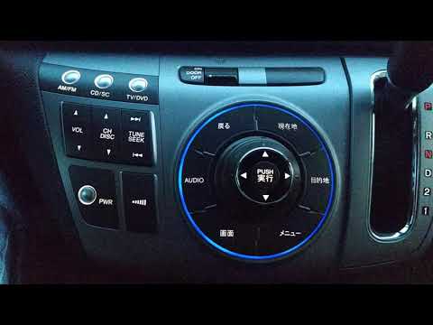 Как установить дату и время на штатной магнитоле Honda Elysion, Odyssey