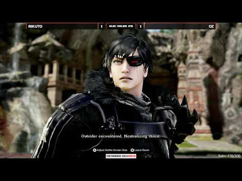 Soulcalibur VI @ NLBC Online #18 - Rikuto vs Oz [4K/60fps]