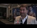 EDDIE HEARN TO WILDER - AN "IMPROVED OFFER" WILL BE SENT "BUT WE CANT WAIT TIL DEC 1 TO NEGOTIATE"