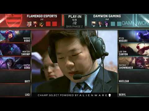 FLA vs DWG | Play-In Groups | 2019 World Championship | Flamengo eSports vs  DAMWON Gaming (2019)