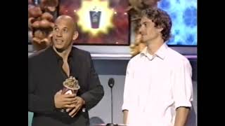 Paul Walker and Vin Diesel win movie award 2002