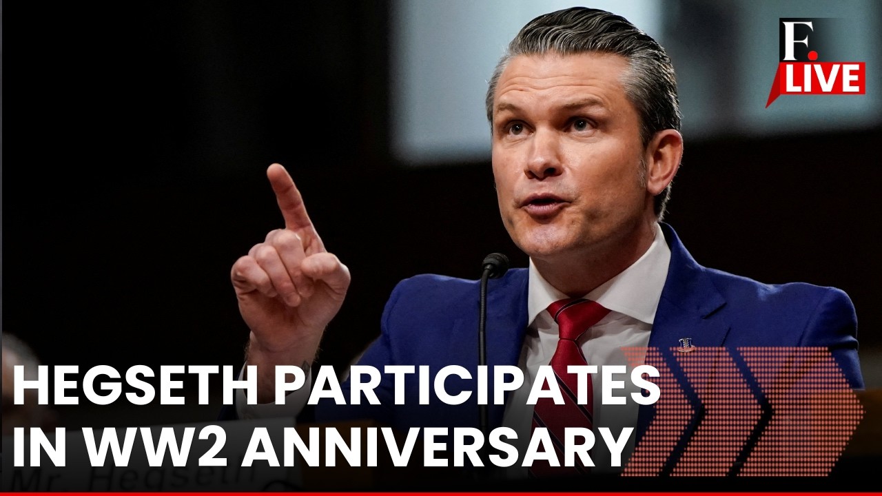 Hegseth LIVE: United States Secretary of War Participates In Events Marking WW2 Anniversary