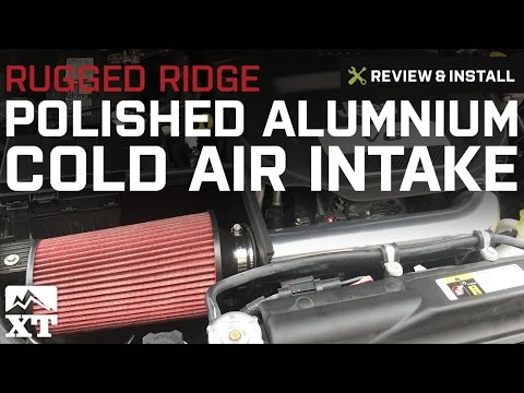 Jeep Wrangler Rugged Ridge Polished Aluminum Cold Air Intake (2007-2017 JK) Review & Install