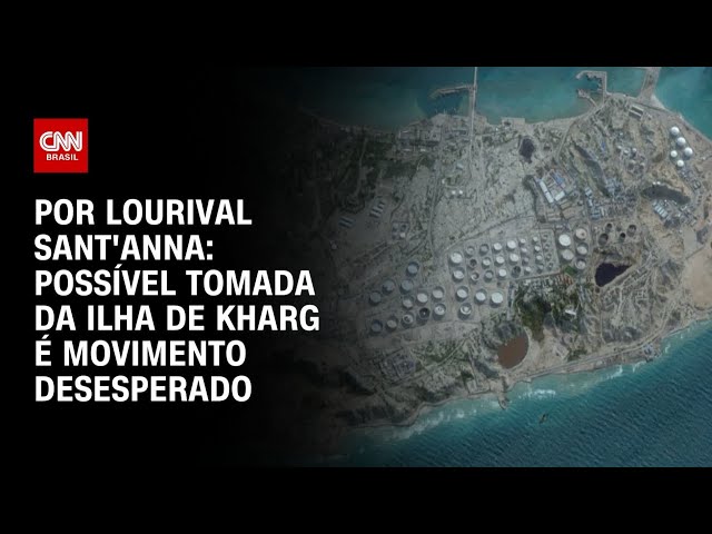 Análise: Possível tomada da Ilha de Kharg é movimento desesperado dos EUA | CNN PRIME TIME