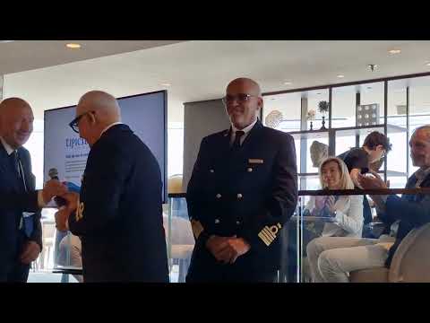 Con Tipicità in blu l'accoglienza sulla MSC Explora I e gli interventi  delle autorità  250517