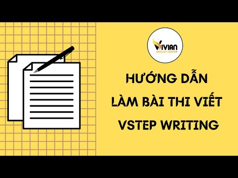 Hướng dẫn làm bài thi Viết Vstep