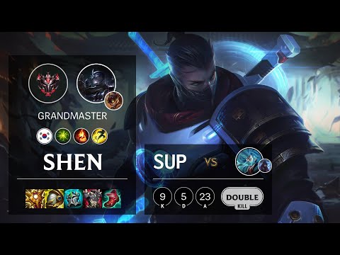 Shen Support vs Zilean - KR Grandmaster Patch 11.15