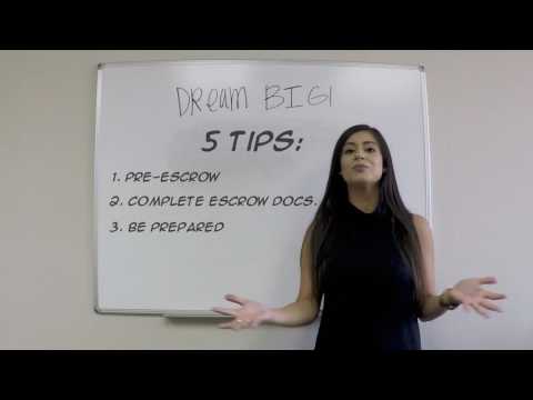 TIPS: TOP 5 Escrow Tips