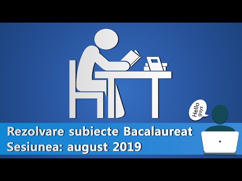 Rezolvare Bacalaureat Informatica august 2019 C++