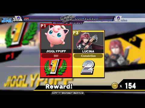 LCV Border Battle - Smash 4 Singles - BM (Jigglypuff) vs. Conviction (Lucina)
