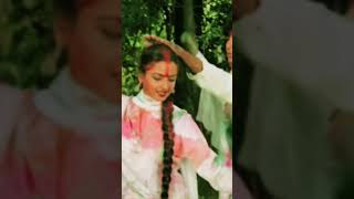 Holi special song #Rekha_and_Amitabh Bachchan//🥀 Rang Barse Bheege Chunarwali Rang Barse